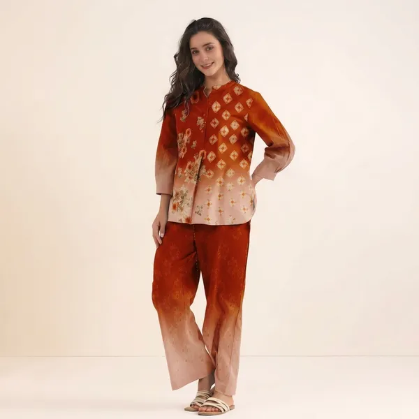 Red_Cotton_Co-Ord_Set_For_Women