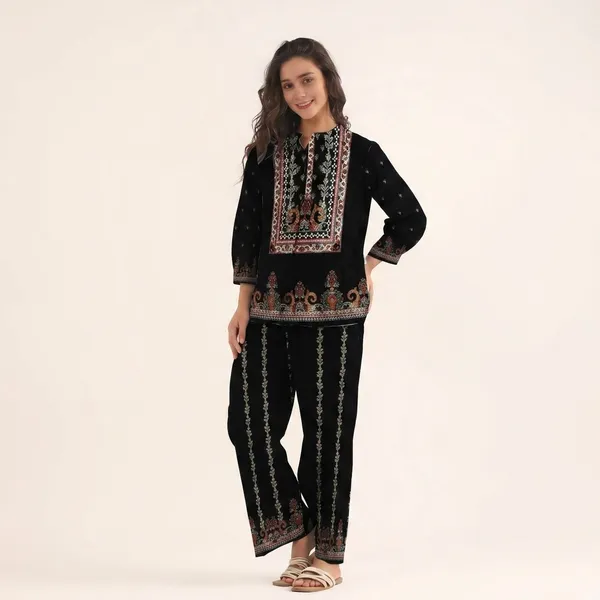 Black_Cotton_Co-Ord_Set_For_Women