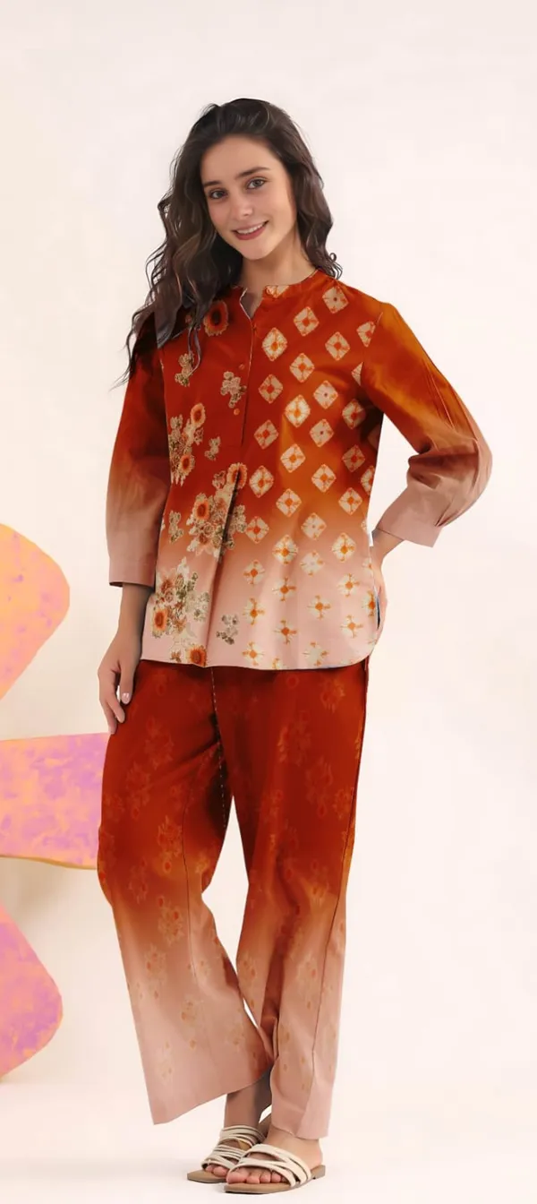 Red_Cotton_Co-Ord_Set_For_Women