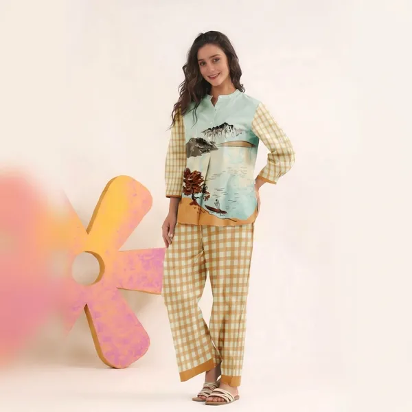 Multicolor_Cotton_Co-Ord_Set_For_Women