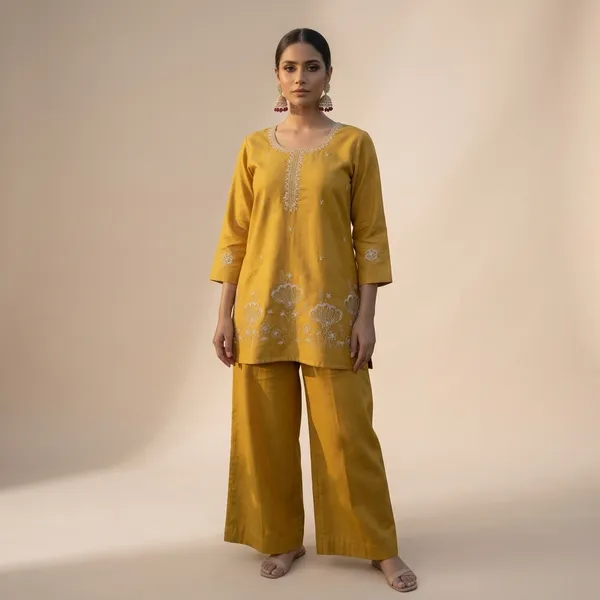 Mustard_Cotton_Co-Ord_Set_For_Women