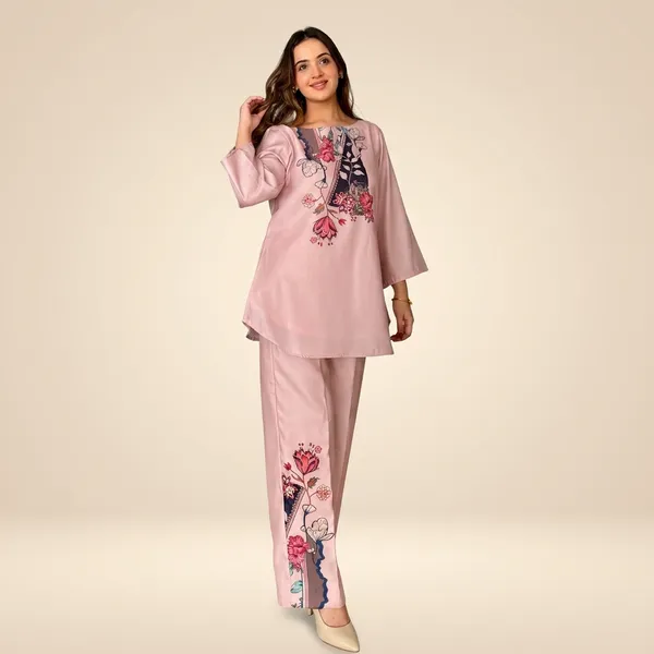 Pink_Cotton_Co-Ord_Set_For_Women