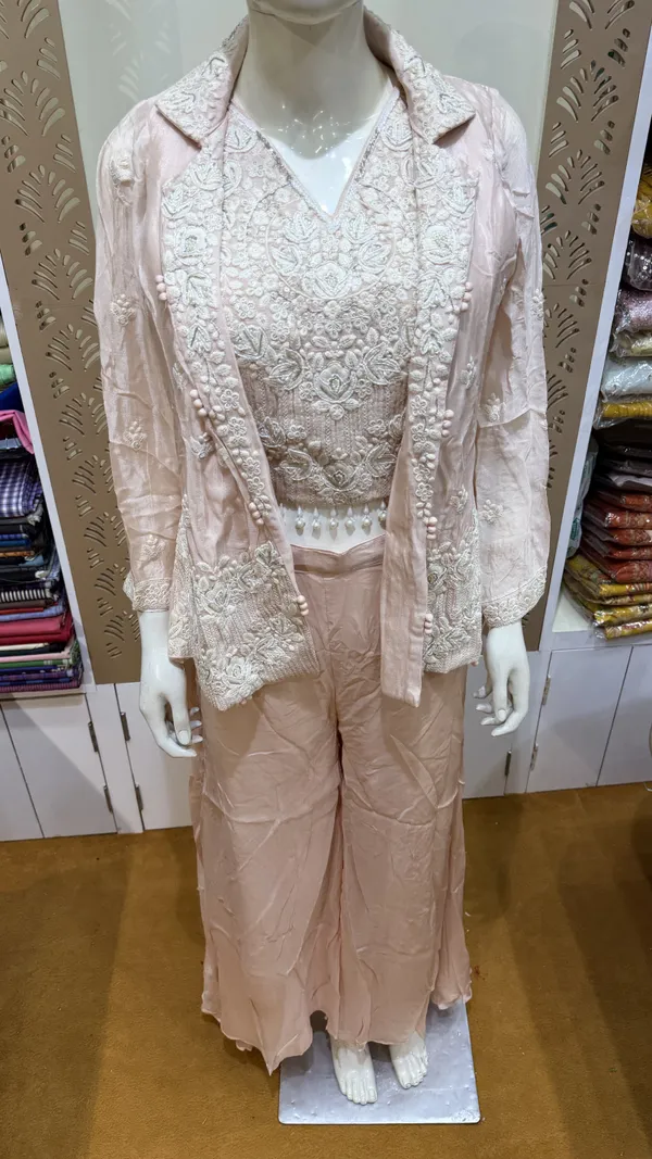 Peach_Pink_Pure_Chinon_Embroidered_3_Piece_Party_Suit_For_Women