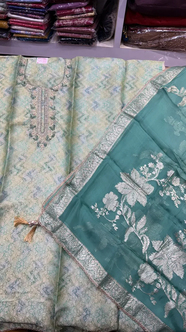 Green_Giraffe_Silk_Straight_Unstitched_Handwork_Suit_For_Women