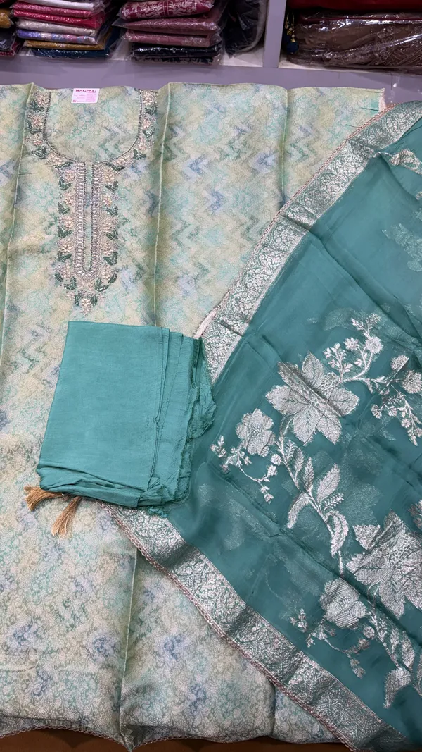 Green_Giraffe_Silk_Straight_Unstitched_Handwork_Suit_For_Women