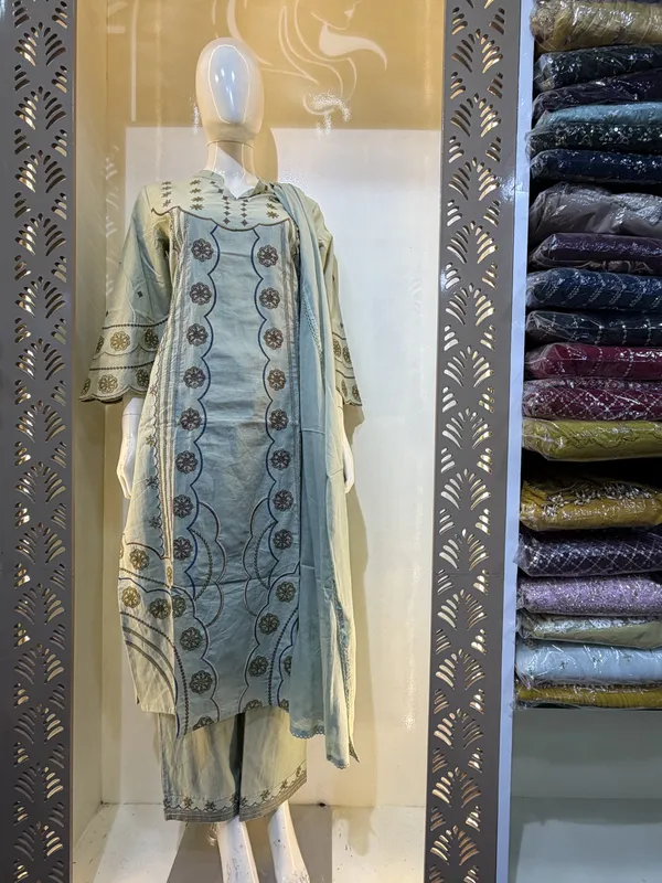 Pista_Green_Pure_Cotton_Linen_Straight_3_Piece_Suit_For_Women