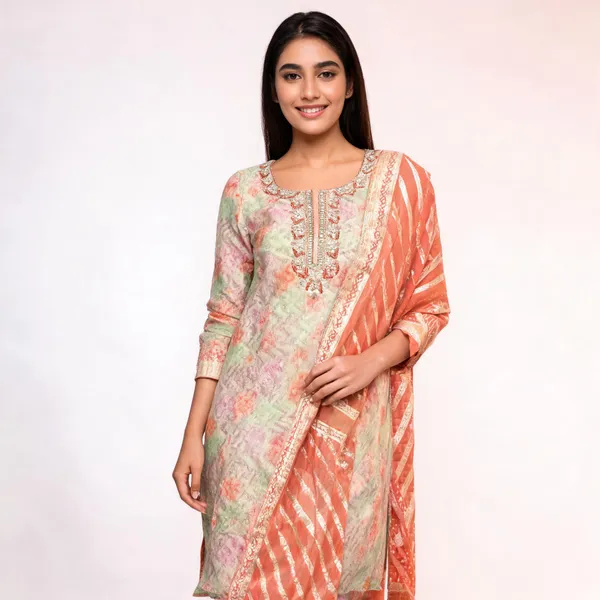 Peach_Shimmer_Silk_Unstitched_Suit_For_Women