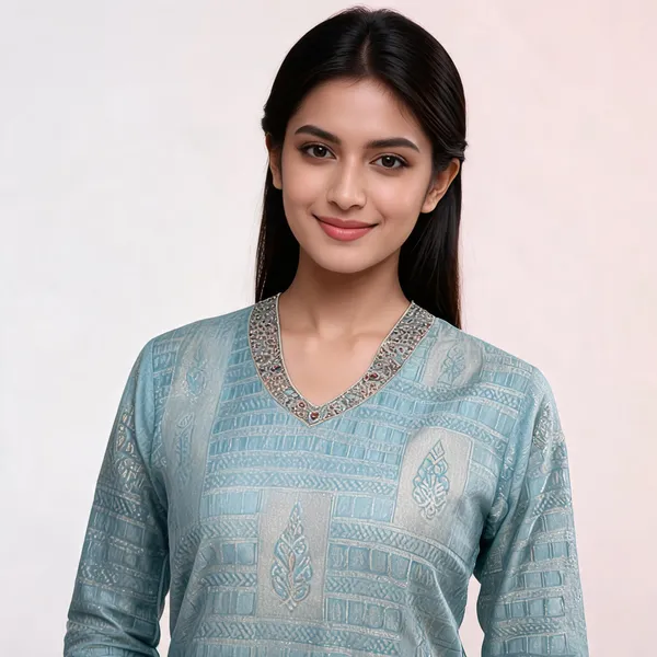 Sky_Blue_Giraffe_Silk_Unstitched_Suit_For_Women