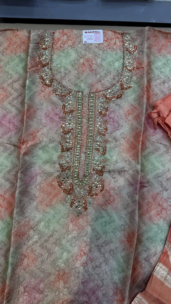 Peach_Shimmer_Silk_Unstitched_Suit_For_Women