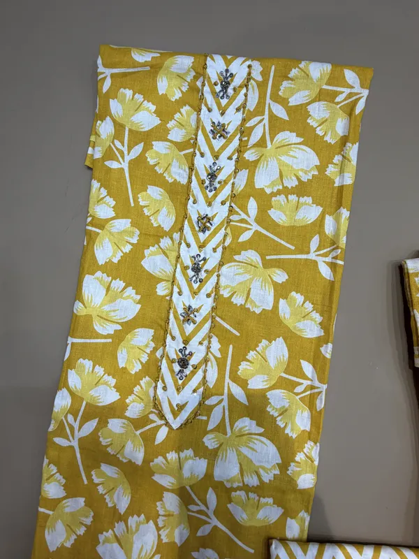 Mustard_Pure_Cotton_Unstitched_Suit_For_Women