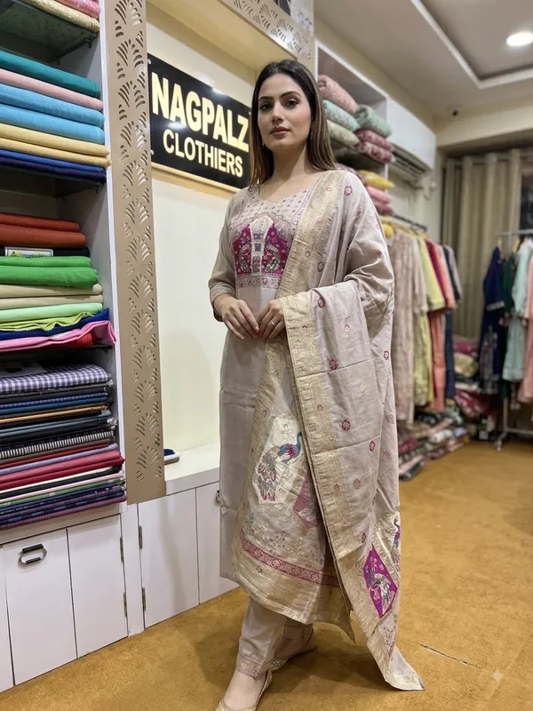 Skin_Grey_Mal_Chanderi_Straight_3_Piece_Suit_For_Women