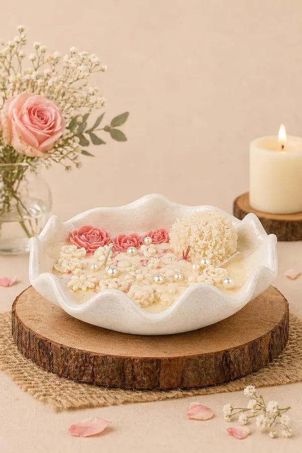 Floral_Soy_Wax_Candle_In_Ceramic_Bowl