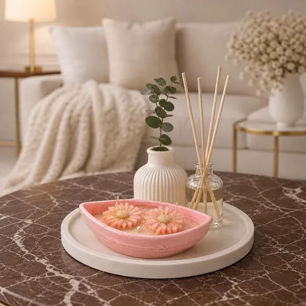 Boat_Shaped_Soy_Wax_Candle_In_Ceramic_Bowl