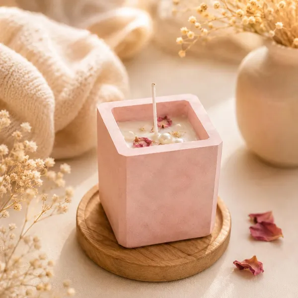 Floral_Soy_Wax_Candle_In_Concrete_Vessel