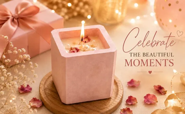 Floral_Soy_Wax_Candle_In_Concrete_Vessel