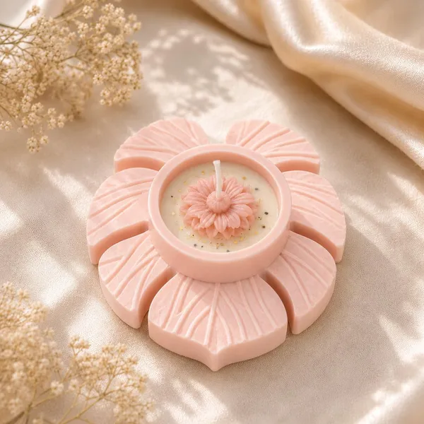 Floral_Soy_Wax_Candle