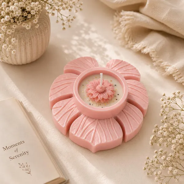 Floral_Soy_Wax_Candle