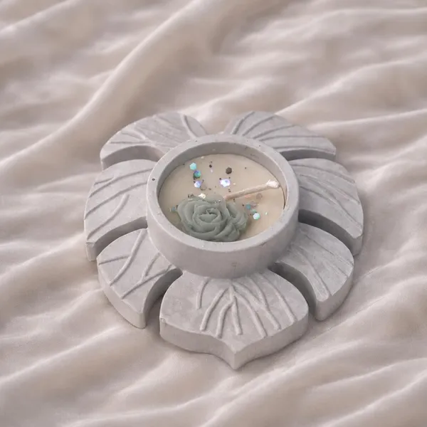 Floral_Soy_Wax_Candle