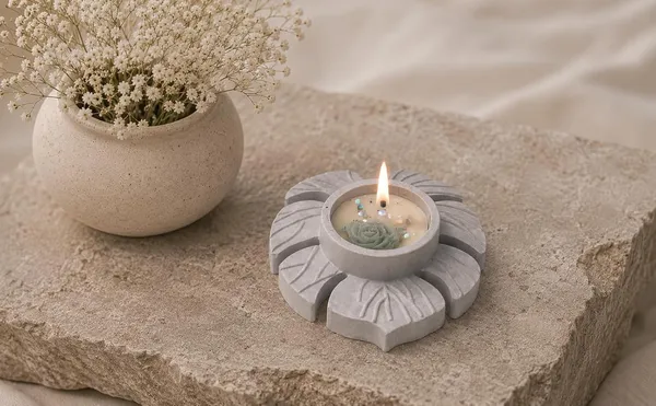Floral_Soy_Wax_Candle