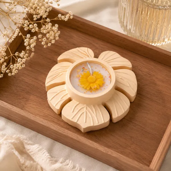 Floral_Soy_Wax_Candle