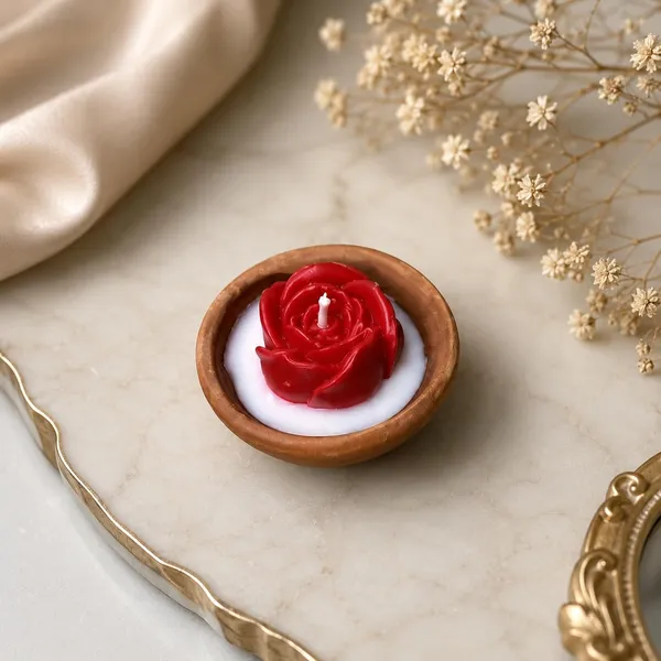 Floral_Soy_Wax_Terracotta_Diya_Candle