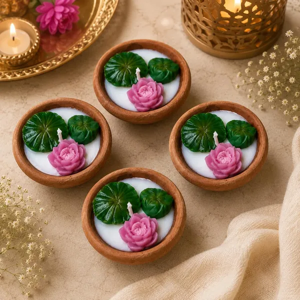 Lotus_Soy_Wax_Candle_In_Terracotta_Diya