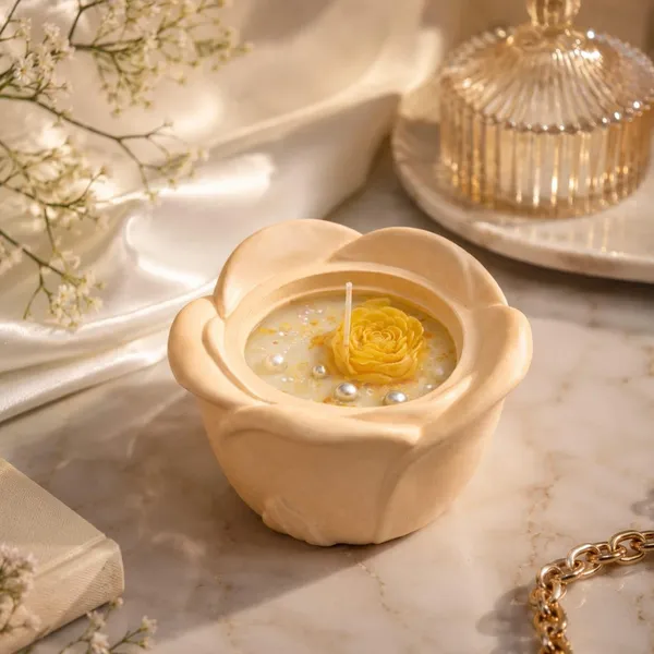 Floral_Ceramic_Jar_Candle