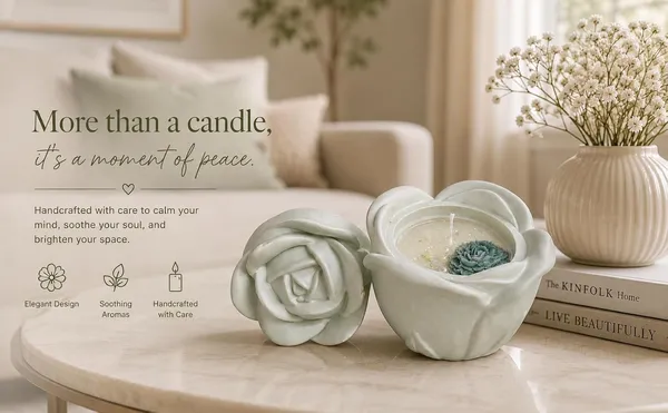 Sculpted_Rose_Ceramic_Jar_Candle