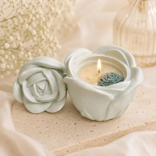 Sculpted_Rose_Ceramic_Jar_Candle