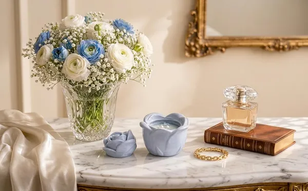 Rose_Sculpted_Candle_In_Ceramic_Jar