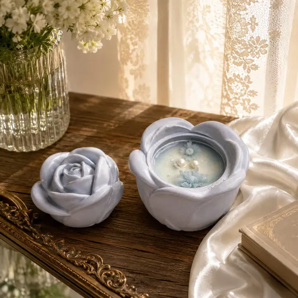 Rose_Sculpted_Candle_In_Ceramic_Jar
