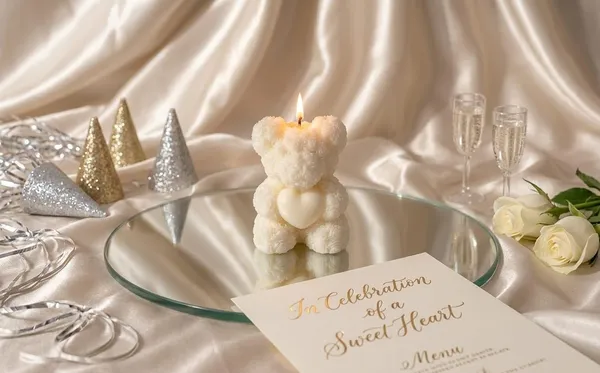 Rose_Bear_Candle_With_Heart