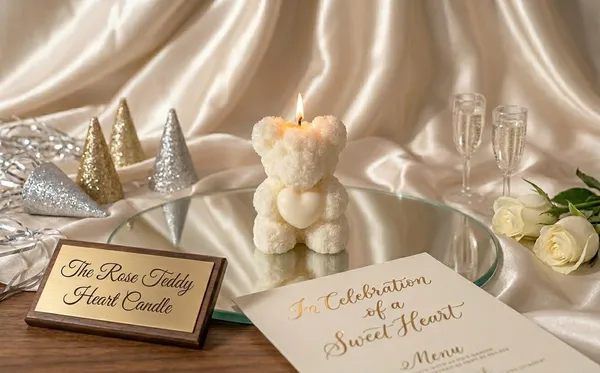 Rose_Bear_Candle_With_Heart