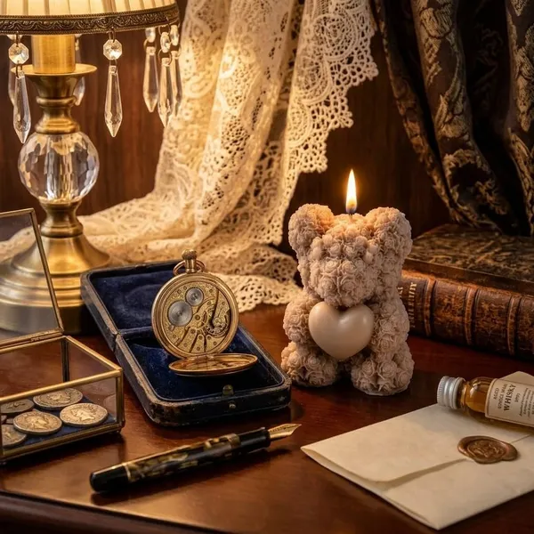 Teddy_Bear_Candle_With_Heart
