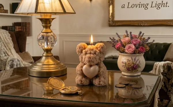 Teddy_Bear_Candle_With_Heart
