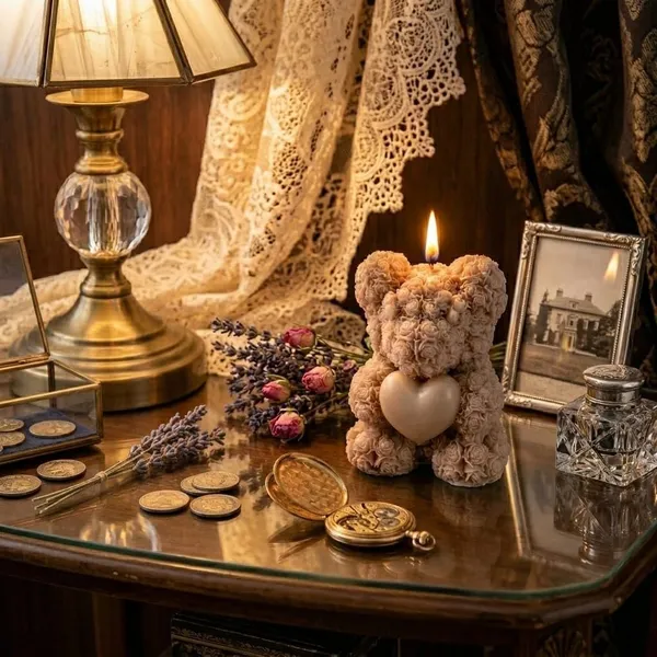 Teddy_Bear_Candle_With_Heart