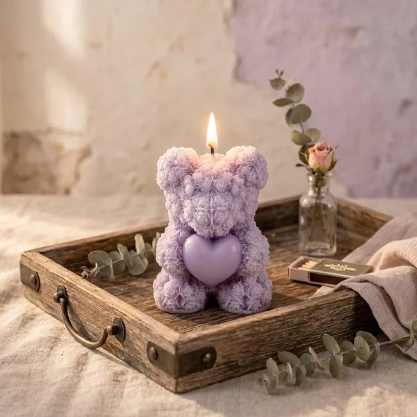 Heart_Teddy_Bear_Candle