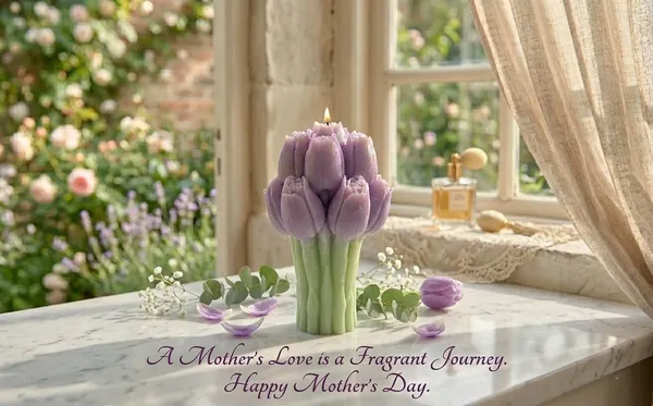 Floral_Wax_Candle
