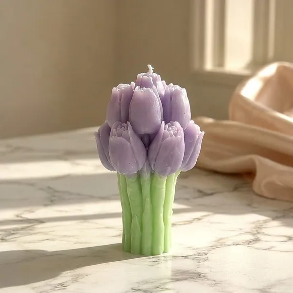 Floral_Wax_Candle