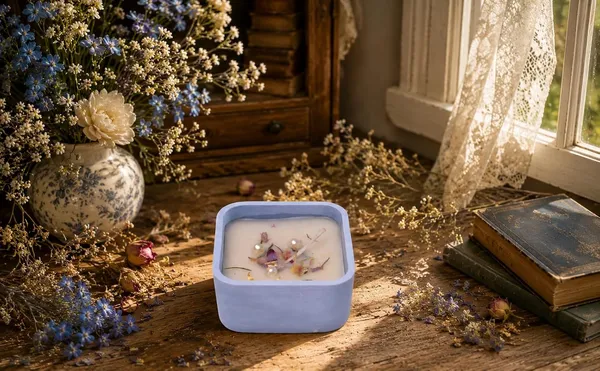 Botanical_Soy_Wax_Candle_In_Ceramic_Bowl