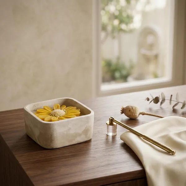 Floral_Soy_Wax_Candle_In_Concrete_Bowl