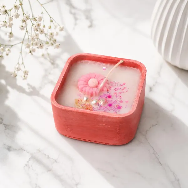 Floral_Soy_Wax_Candle