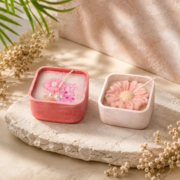 Floral_Soy_Wax_Candle