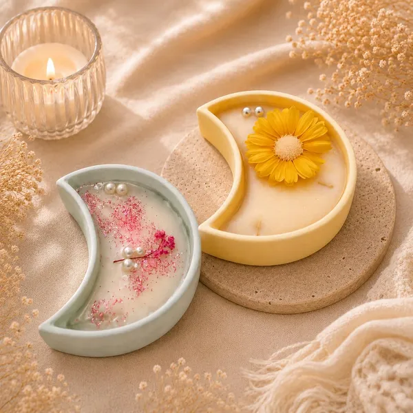 Floral_Soy_Wax_Crescent_Candle_In_Ceramic_Bowl
