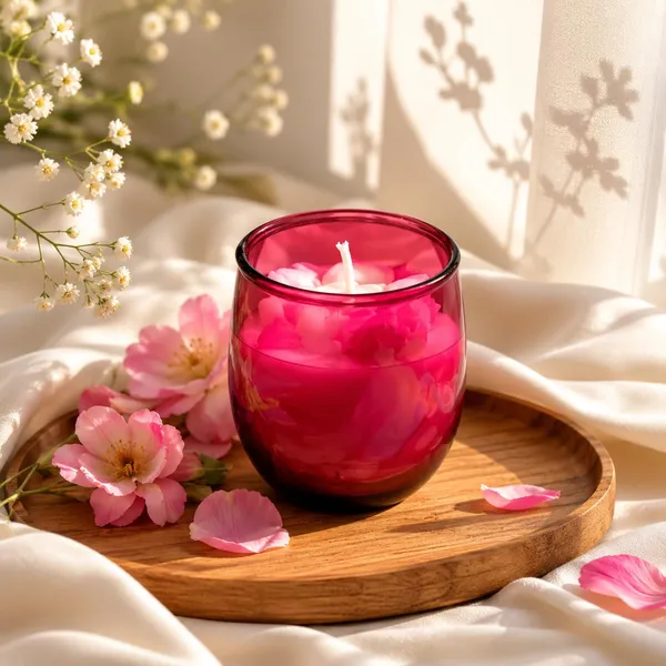 Floral_Soy_Wax_Candle_In_Glass_Jar