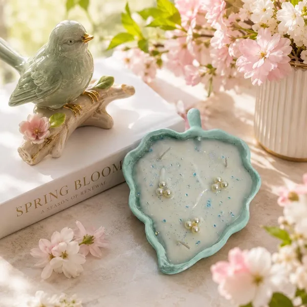 Leaf_Candle_With_Tray