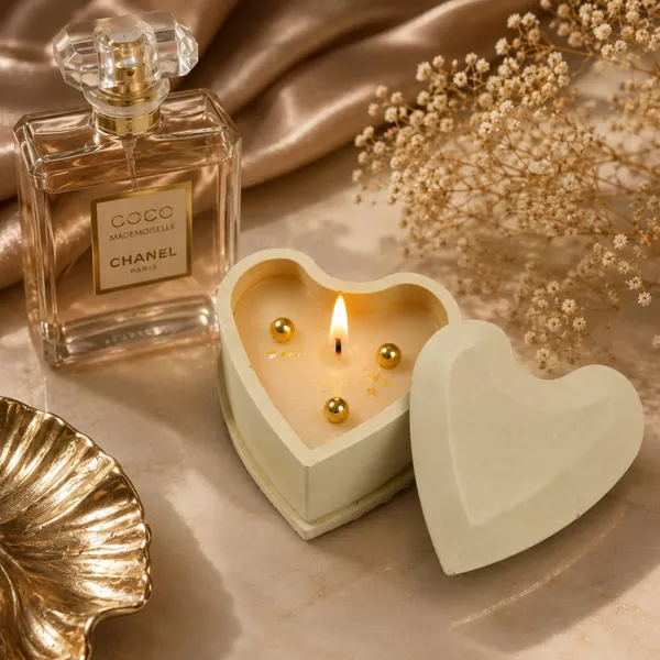 Heart_Shaped_Soy_Wax_Candle_In_Resin_Box