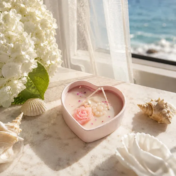 Heart_Shaped_Soy_Wax_Candle_In_Resin_Bowl
