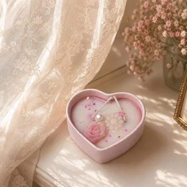 Heart_Shaped_Soy_Wax_Candle_In_Resin_Bowl