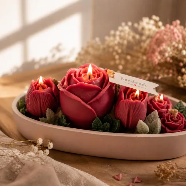 Rose_Garden_Soy_Wax_Candle_With_Ceramic_Tray